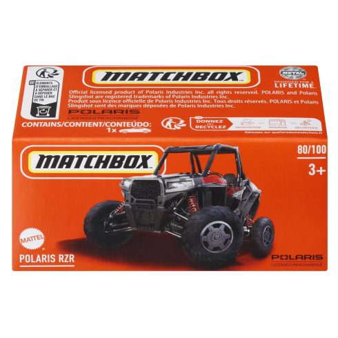 Mattel Matchbox Polaris RZR Kisautó papírdobozban