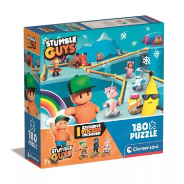   Clementoni Stumble Guys 2. széria - 180 darabos puzzle ajándék matricával