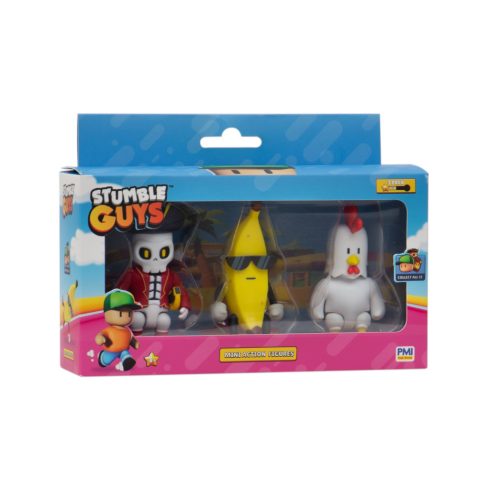 Stumble Guys Mini figura szett - B verzió (3db/csomag)