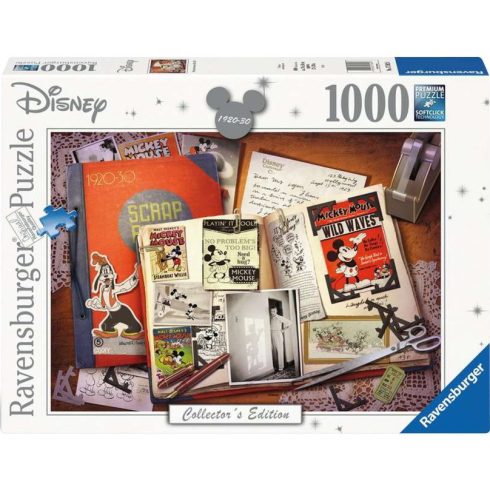 Ravensburger 17582 - Disney Mickey Évforduló 1930 Gyűjtői Kiadás Puzzle 1000 darabos