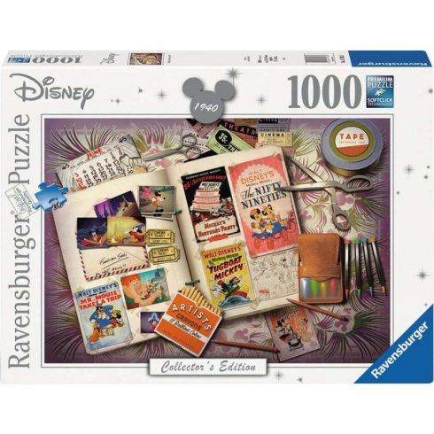 Ravensburger 17583 - Disney Mickey Évforduló 1940 Gyűjtői Kiadás Puzzle 1000 darabos