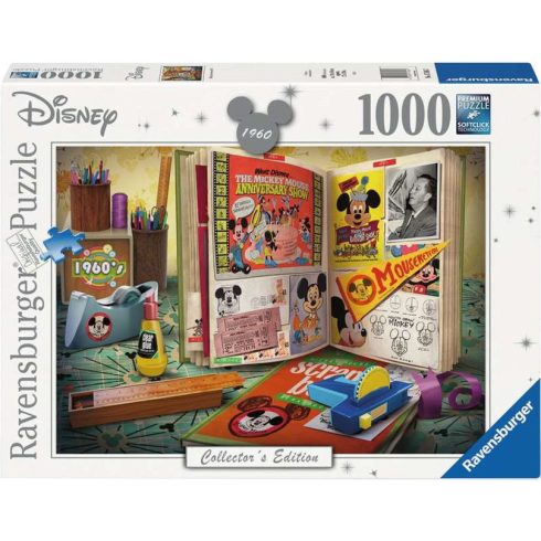 Ravensburger 17585 - Disney Mickey Évforduló 1960 Gyűjtői Kiadás Puzzle 1000 darabos