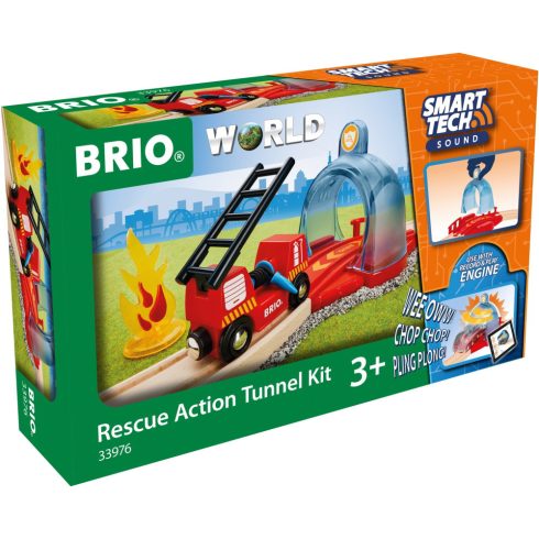 BRIO 33976 Smart Tech Sound Tűzoltóautó hanggal