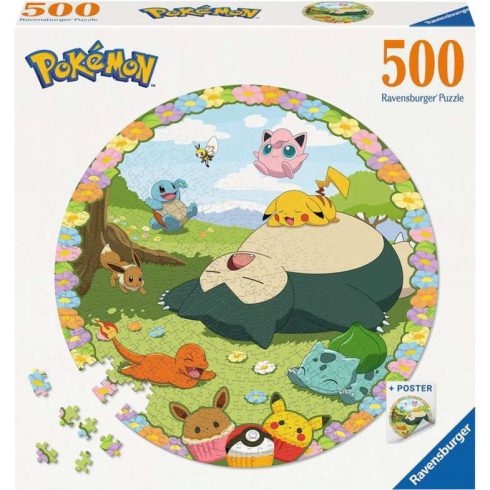 Ravensburger 12001131 - Virágos Pokémonok Puzzle 500 darabos