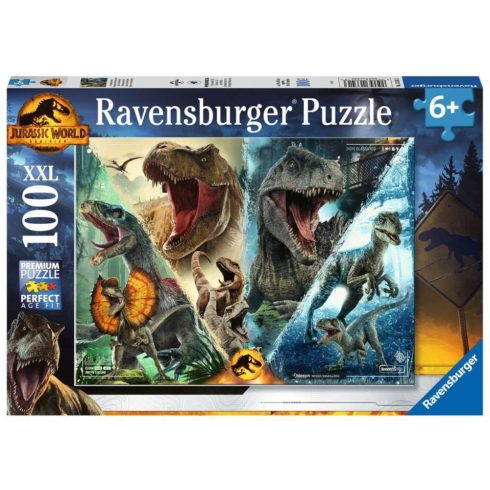 Ravensburger 13341 - Jurassic World: Világuralom XXL Puzzle 100 darabos