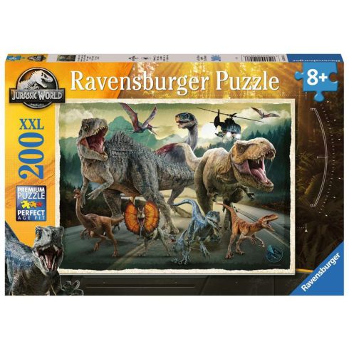 Ravensburger 12001058 - Jurassic World: Az élet megtalálja az utat XXL Puzzle 200 darabos