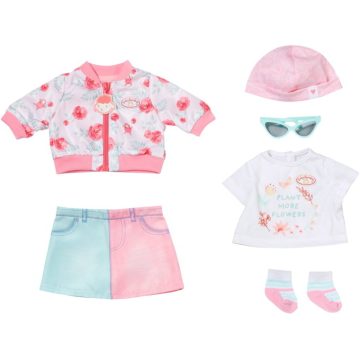  Zapf Creation Baby Annabell - Deluxe Tavaszi Pompába Öltöztetett Baba 43 cm