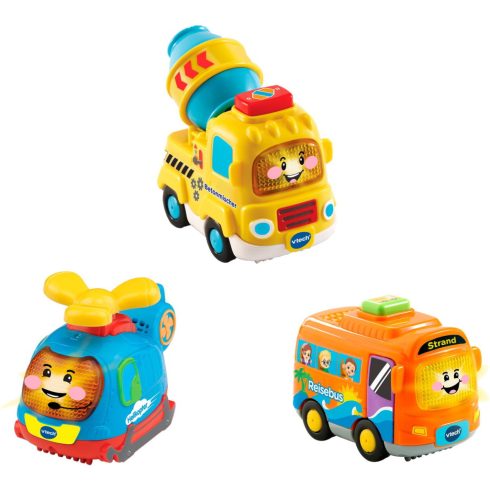 VTech 80-242184 Tut Tut Baby - 3 db Játékautó Szett Hanggal