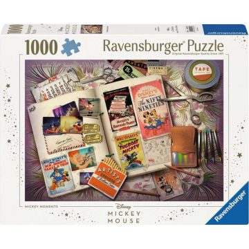   Ravensburger 12000840 - 1940 Mickey Pillanatok Puzzle 1000 darabos