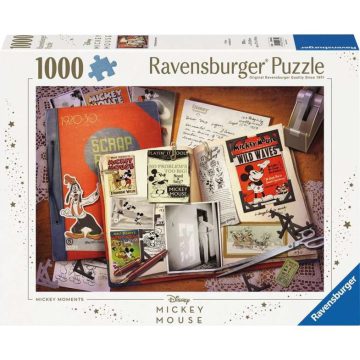   Ravensburger 12000839 - 1930 Mickey Pillanatok Puzzle 1000 darabos