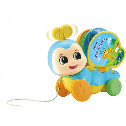 VTech 80-613404 Készségfejlesztő Húzható zenélő pillangó játék