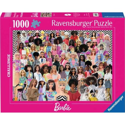 Ravensburger 12000593 - Challenge Barbie Puzzle 1000 darabos