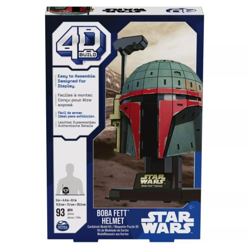 Star Wars: Boba Fett sisak 4D puzzle 93 darabos