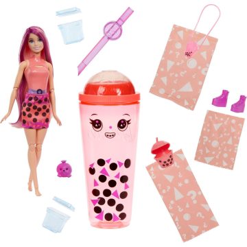   Mattel HTJ22 Barbie Pop! Reveal Bubble Tea Széria - Mango Mochi játékfigura