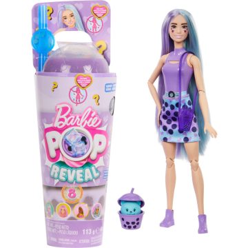   Mattel HTJ19 Barbie Pop! Reveal Bubble Tea Széria - Taro Milk játékfigura