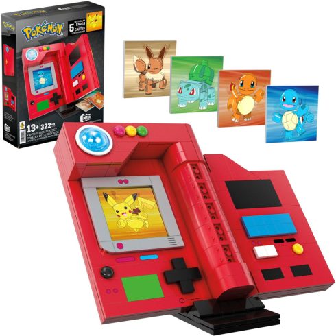 Mattel HYM37 MEGA Pokémon Kanto régió Pokédex építőkészlet