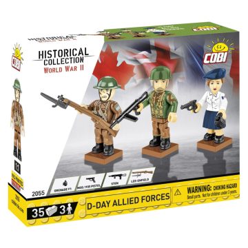 Cobi: D-Day Allied Forces Katona Figura Készlet