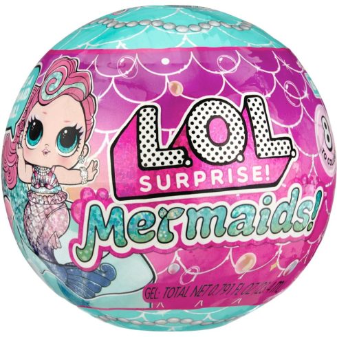 L.O.L. Surprise Mermaids! Tots meglepetés játékbaba