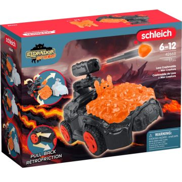   Schleich 42668 Eldrador Creatures Láva jármű Mini lénnyel játékfigura - Narancs