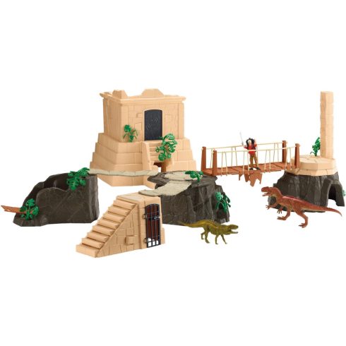 Schleich 42656 Dinó Templom Meghódítása Mega Játékkészlet