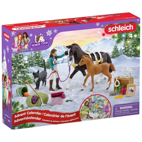 Schleich 99092 Adventi naptár Lovasklub Játékfigura készlet