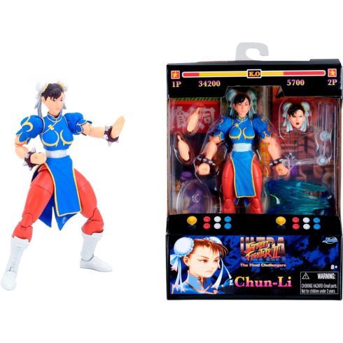 Jada Toys Street Fighter ll Chun-Li játékfigura 15cm