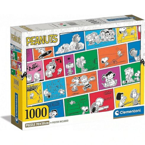 Clementoni 241609 Compact Peanuts puzzle 1000 darabos