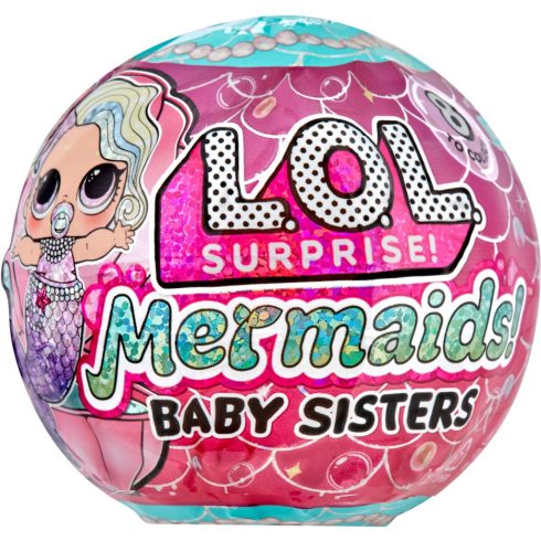 L.O.L. Surprise Mermaids! Baby Sisters meglepetés baba