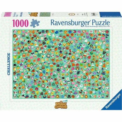 Ravensburger 12000629 - Összekevert Állatok Challenge Puzzle 1000 darabos