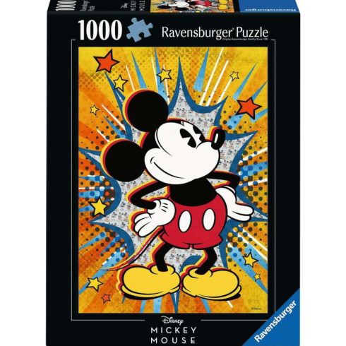 Ravensburger Disney Retro Mickey Mouse Miki Egér puzzle 1000 darabos