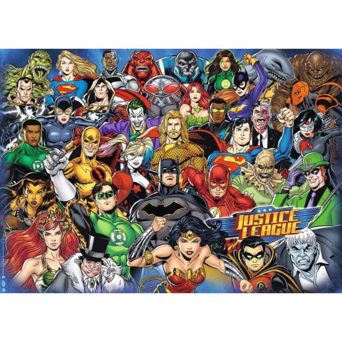 Ravensburger 12000565 - DC Comics Challenge Justice League Puzzle 1000 darabos