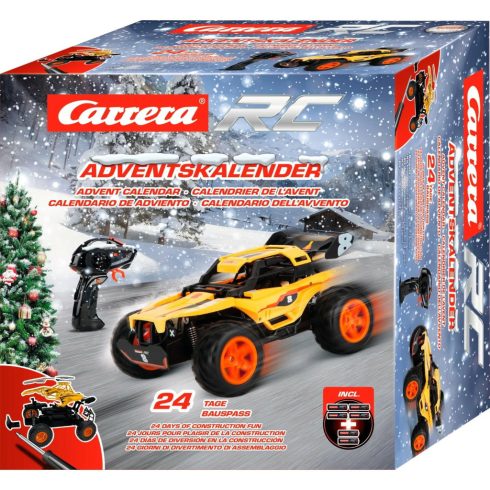 Carrera RC 2,4 GHz Xmas Összeépíthető távirányítós Offroad autó Adventi Kalendárium 2024