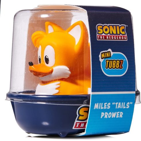 Numskull Tubbz Mini - Sonic Tails gyűjthető Gumikacsa figura 5cm