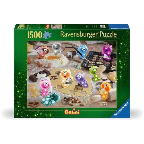 Ravensburger 12000725 - Gelini karácsonyi péksége puzzle 1500 darabos