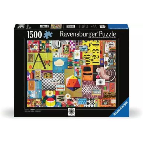 Ravensburger 12000428 - Eames House of Cards gyűjtői kiadás puzzle 1500 darabos