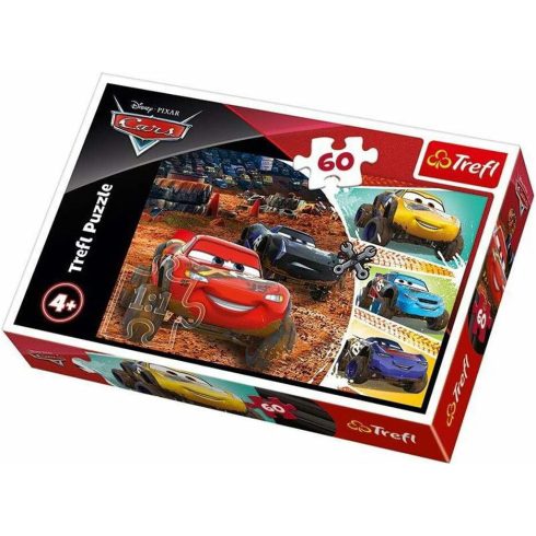 Trefl 17327 - Verdák 3 Villám McQueen a barátaival 60 darabos puzzle