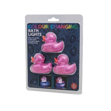   Thumbs up! 3 darabos Mini LED színváltó gumikacsa készlet - Lila