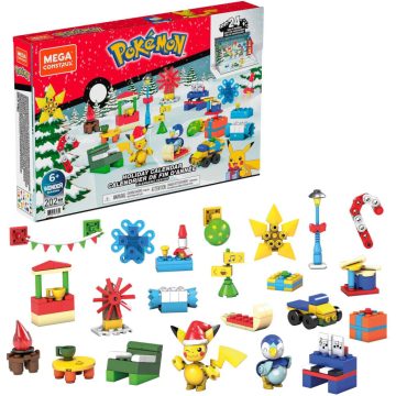   MEGA Construx Pokémon 225 darabos Építőjáték Adventi Kalendárium