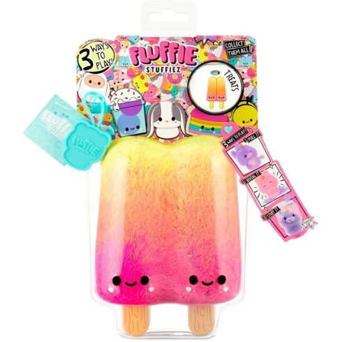 Fluffie Stuffiez Small Ice Pops - Jégkrém formájú Színváltós Plüss - 20 cm