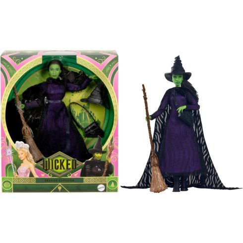 Mattel HXY38 Wicked Deluxe Elphaba Baba - Zöld