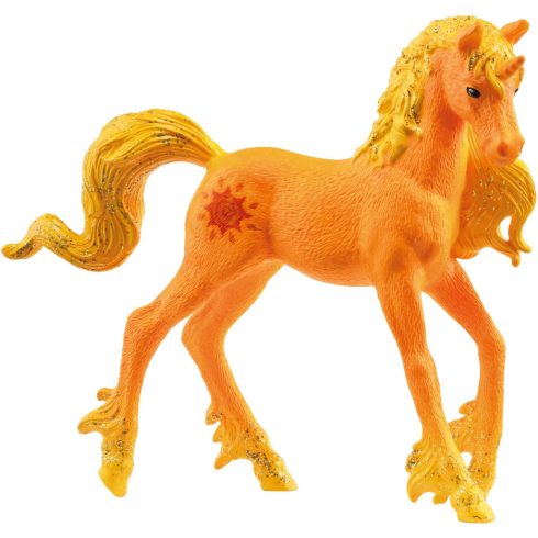 Schleich 70796 Bayala Sunny gyűjthető Egyszarvú Unikornis játékfigura - Narancs