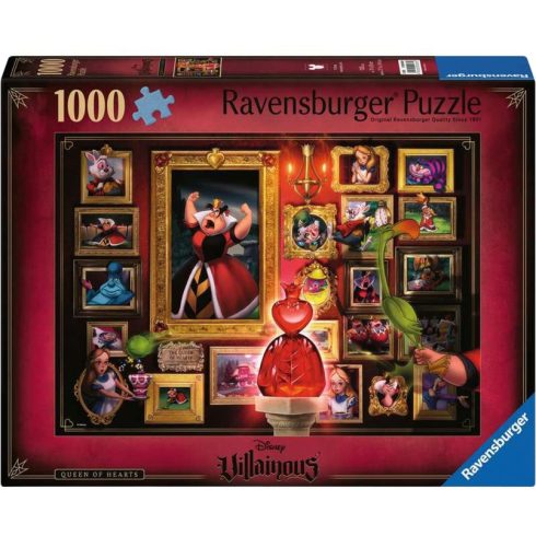 Ravensburger Disney gonosztevők - A szívkirálynő 1000 darabos puzzle