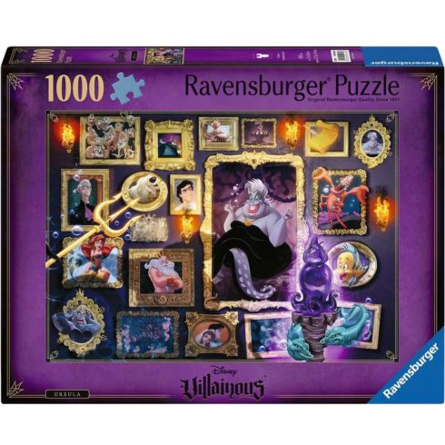 Ravensburger Disney gonosztevők - Ursula 1000 darabos puzzle