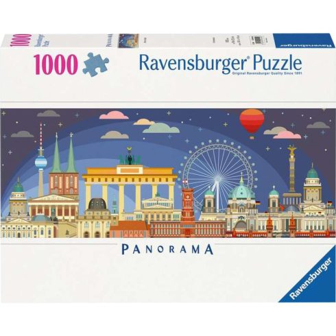 Ravensburger Panorama - Éjszaka Berlinben 1000 darabos puzzle