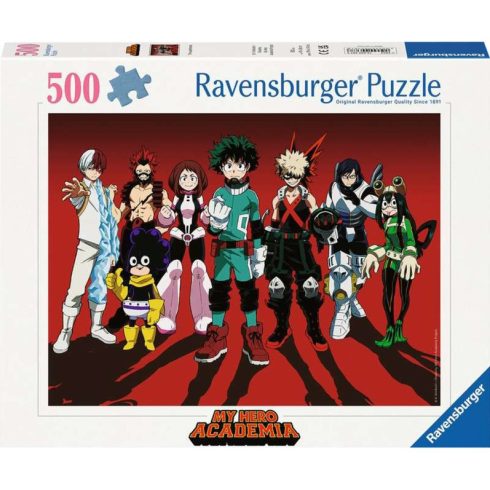 Ravensburger My Hero Academia - Szuperhősök 500 darabos puzzle