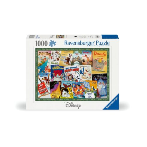 Ravensburger Disney - Vintage Filmplakát 1000 darabos puzzle