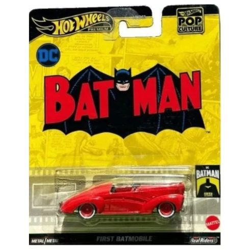 Mattel Hot Wheels Pop Culture - Batman First Batmobile Fém kisautó