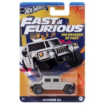   Mattel Hot Wheels Halálos iramban Hummer H1 kisautó - Fehér