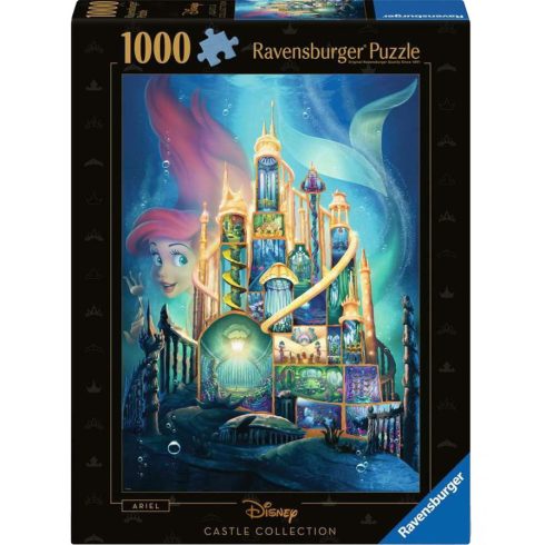 Ravensburger Disney Kastélyok: Ariel 1000 darabos puzzle