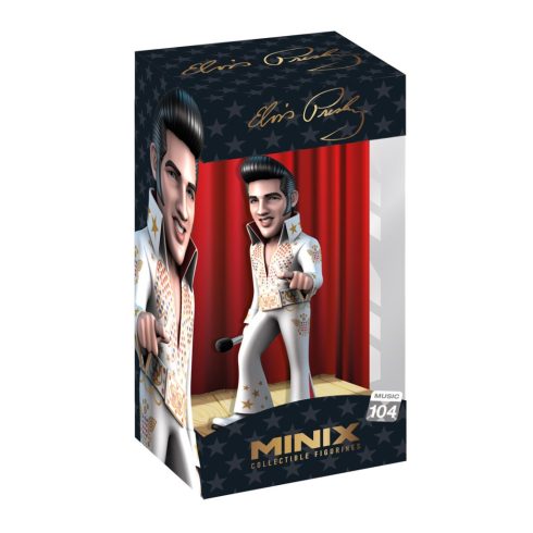 Minix 104 Music - Elvis Presley gyűjthető Énekes figura 12cm